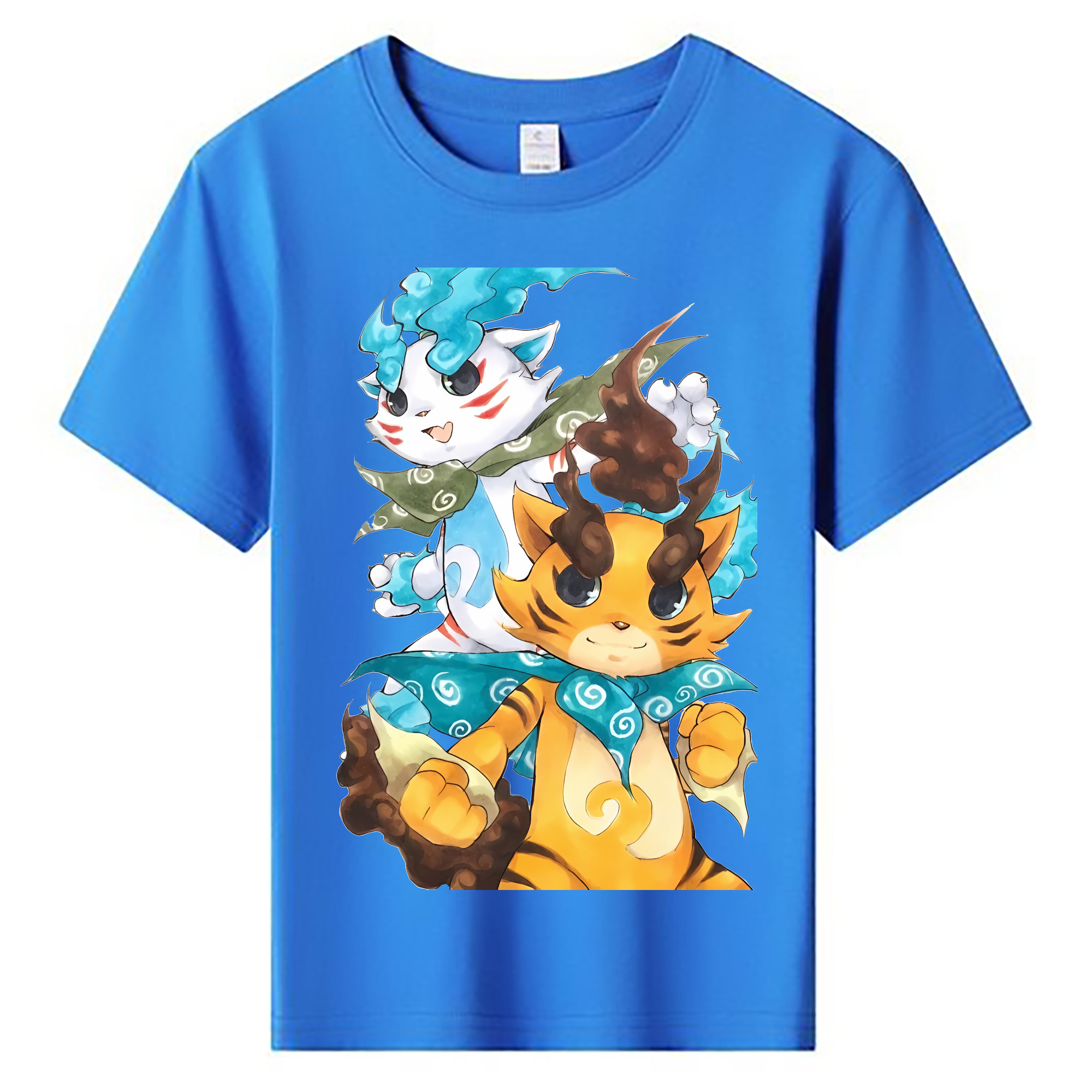 （画像用） 妖怪ウォッチ Yo-kai Watch 綿100％キッズTシャツ（フロントプリント）